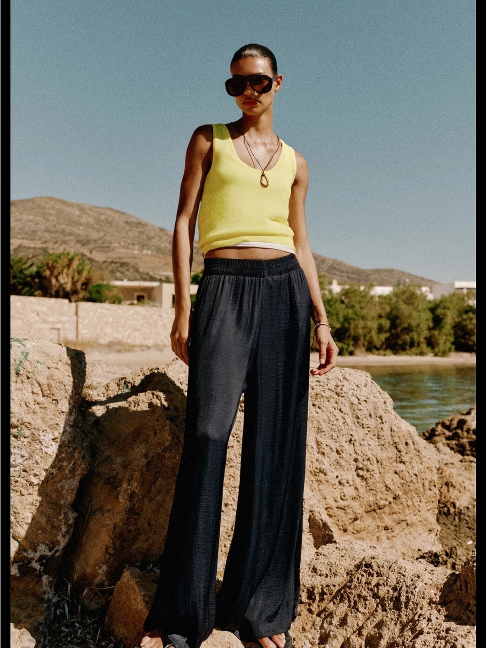 Zara Flowy Wide Leg Pant - NWT
